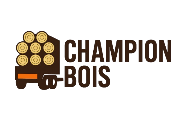 Logo Champion Bois – spécialiste du bois de chauffage, granulés, bois compressé et poêles à bois en Europe